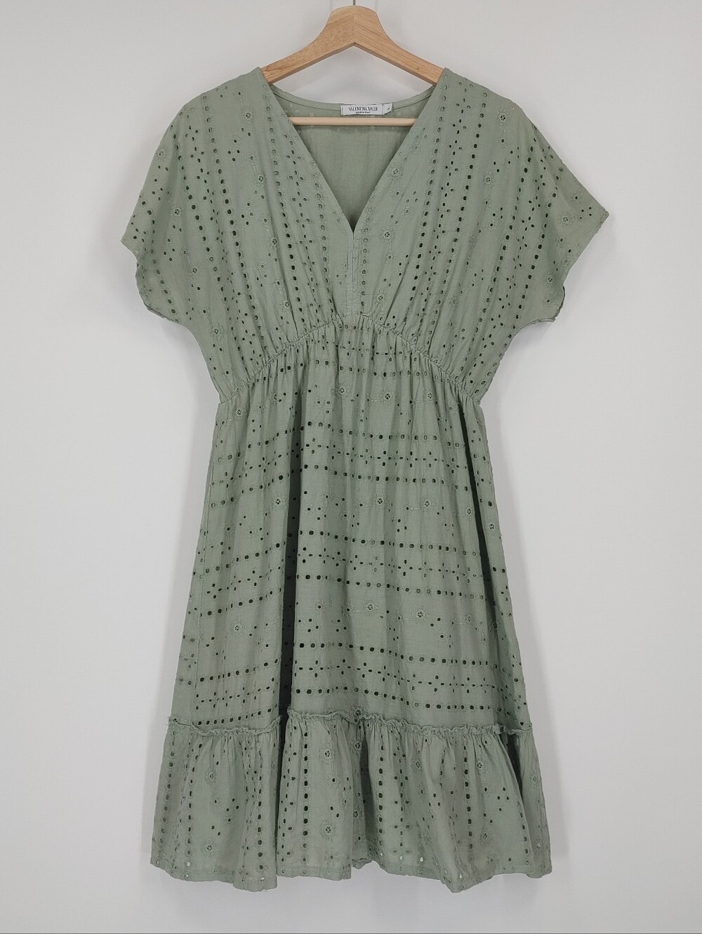 Valentina Naldi Eyelet Lace Dress